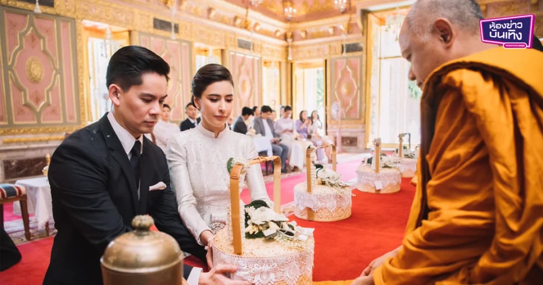 “ศรีริต้า-กรณ์ ” เข้าเฝ้ากราบสักการะและขอประทานพรสมเด็จพระสังฆราช