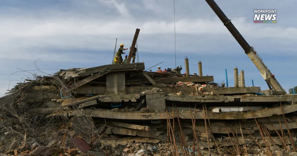 ยอดผู้เสียชีวิตจากเหตุตึกถล่มในกัมพูชาพุ่งขึ้นเป็น 36 ราย