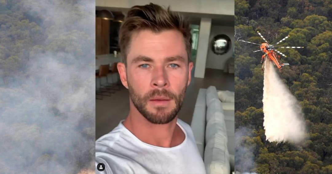 เทพเจ้าธอร์ บริจาคล้านดอลลาร์สหรัฐฯ ช่วยดับไฟป่า