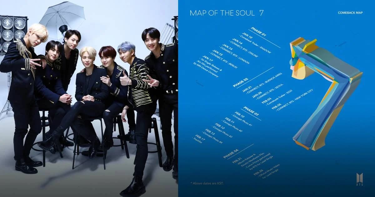 BTS ปล่อยทีเซอร์เตรียมคัมแบ็กอัลบั้มใหม่ “MAP OF THE SOUL : 7”