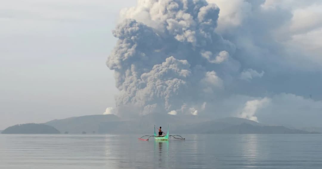 คืบหน้าสถานการณ์การปะทุของ “ภูเขาไฟตาอัล” การบินไทยบินปกติ 14 ม.ค.