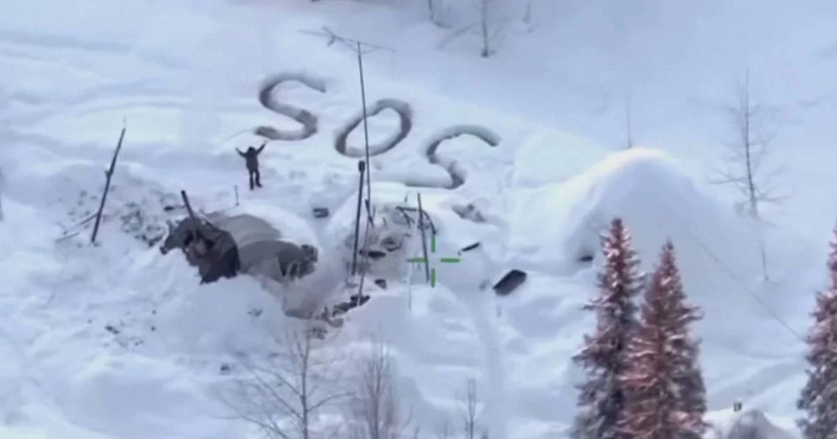 หนุ่มอเมริกันส่ง SOS ขอความช่วยเหลือ หลังติดบนภูเขาหิมะ ด้วยอุณหภูมิติดลบนาน 3 สัปดาห์