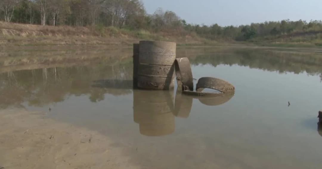 สระน้ำผลิตประปาในลำปางแห้งขอด กระทบชาวบ้านนับพันราย