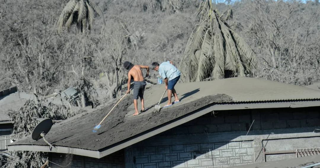 ชาวฟิลิปปินส์เริ่มทยอยกลับบ้าน และภูเขาไฟตาอัลยังไม่ระเบิดตามที่คาดไว้