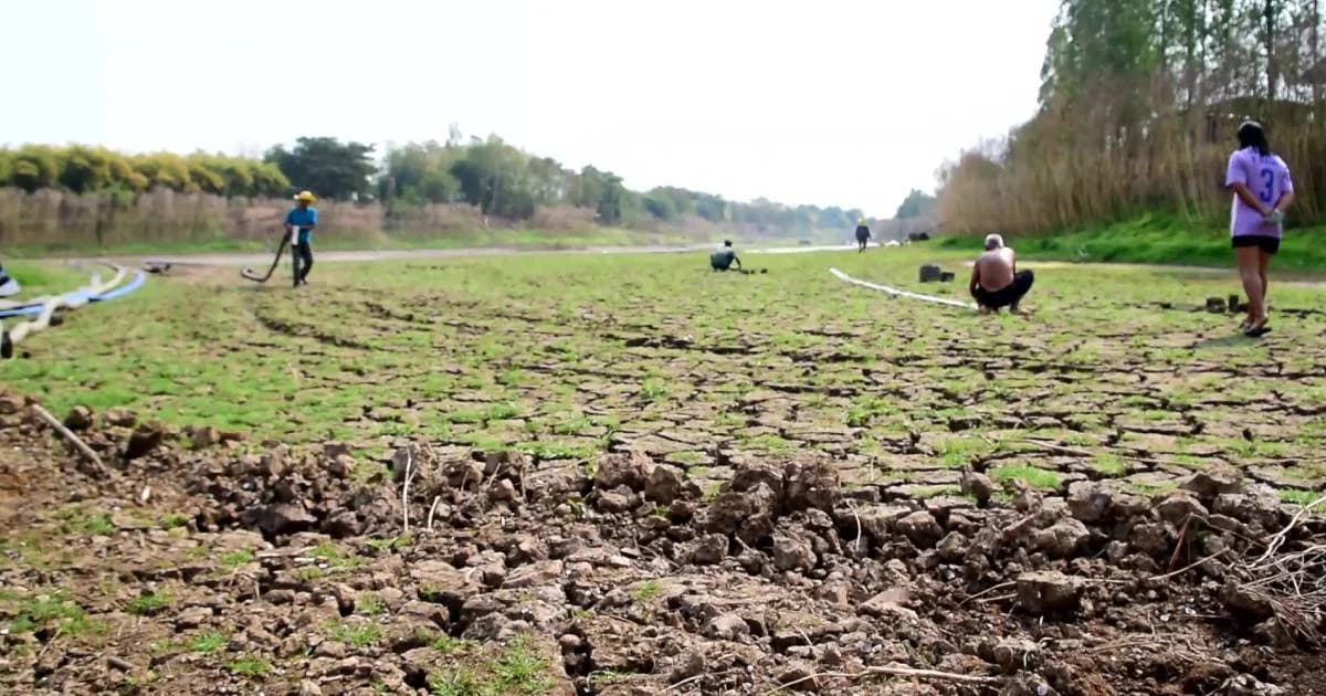 เพชรบูรณ์แล้งหนัก ชาวนาเดือดร้อนแหล่งน้ำสำคัญการเกษตรแห้งขอดไม่มีให้สูบ