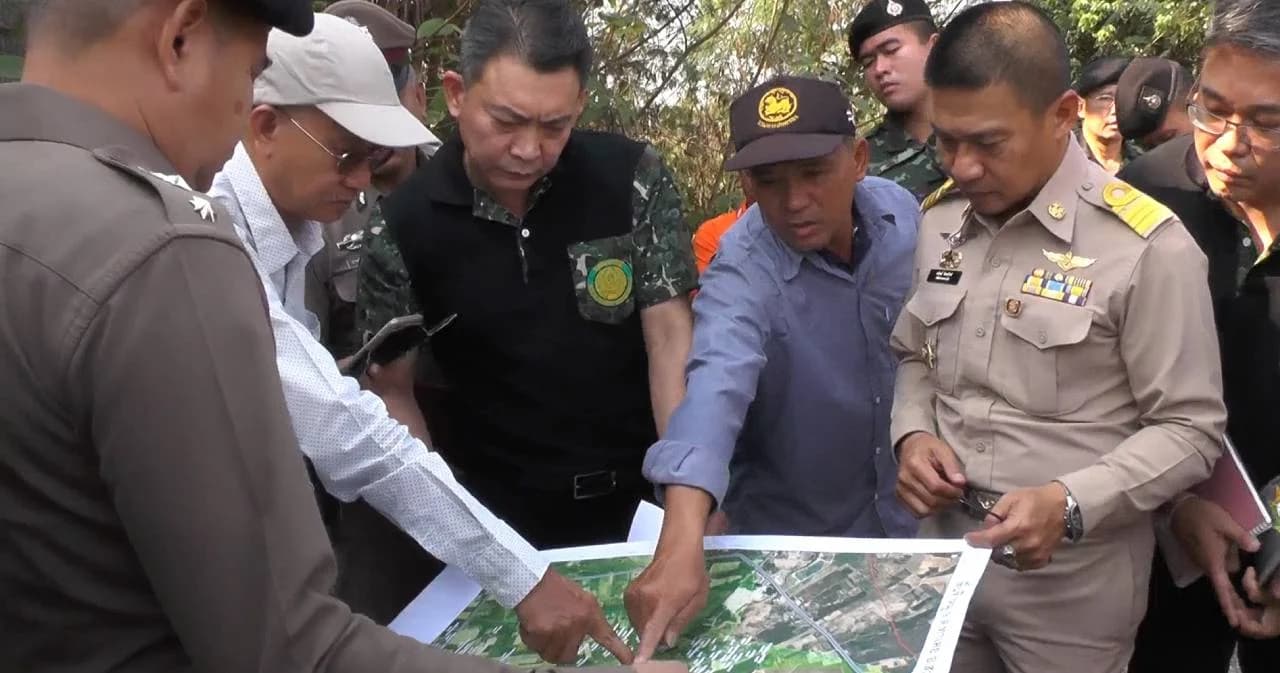 วีระ ร่วมเจ้าหน้าที่ป่าไม้ ตรวจแนวที่ดิน “ทวี ไกรคุปต์” รุกป่าสงวนกว่า 800 ไร่