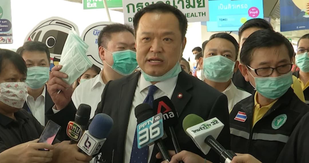 อนุทิน โพสต์ขออภัย “หลุด” อาการใส่ต่างชาติไม่รับแจกหน้ากากอนามัย