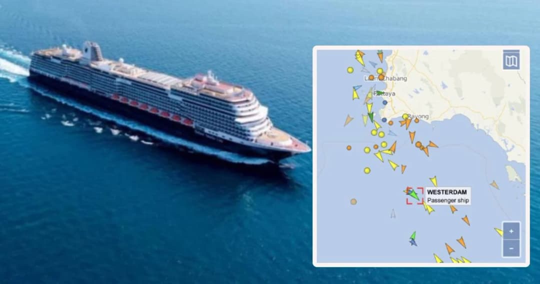 เรือเวสเตอร์ดามไม่เทียบท่าไทยแล้ว-ไปจอดกัมพูชาหลังได้รับอนุญาต