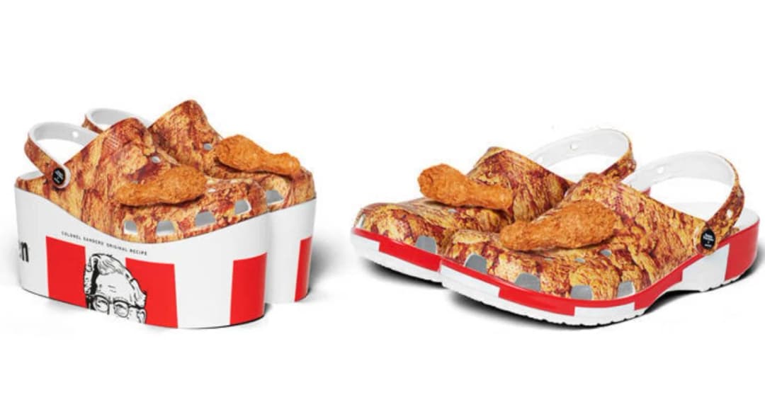 KFC จับมือ Crocs เปิดตัว KFC X Crocs Bucket Clog รองเท้าลายไก่ทอด