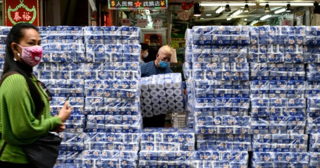 ตำรวจฮ่องกงเร่งล่ากลุ่มโจรติดอาวุธ หลังก่อเหตุปล้นกระดาษชำระ