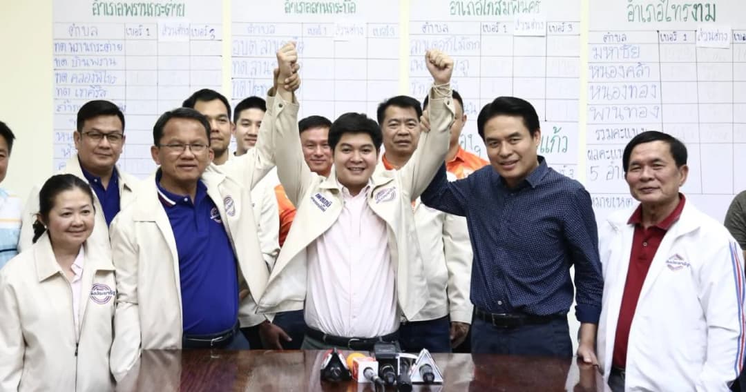 “เพชรภูมิ” ลูกชาย “ไวพจน์” ได้เป็น ส.ส. แกนนำชี้ชนะเพราะ ปชช.เลือกรัฐบาล