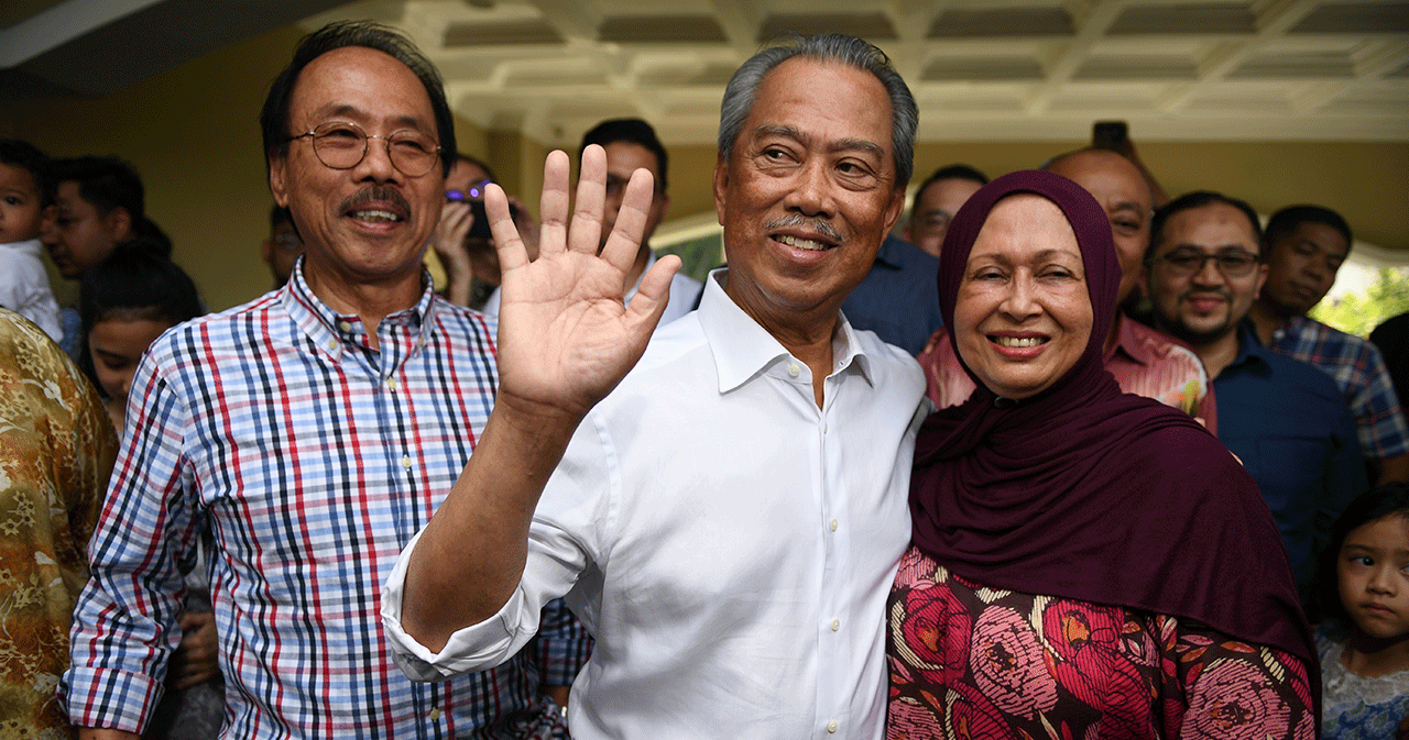 กษัตริย์มาเลย์ทรงแต่งตั้ง มูห์ยิดดิน ยัสซิน เป็นนายกรัฐมนตรีคนใหม่