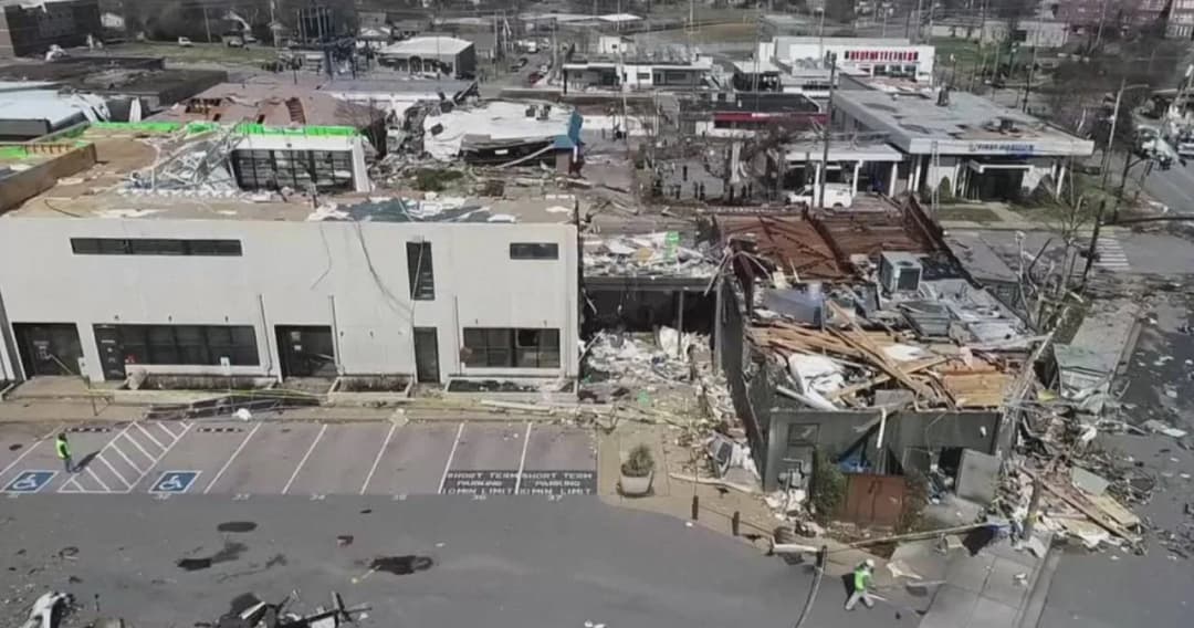 ทอร์นาโดถล่มรัฐเทนเนสซี สหรัฐฯ เสียชีวิตแล้ว 22 ราย