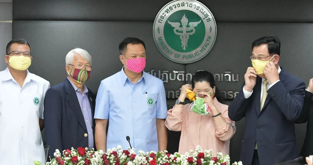 หน้ากากอนามัยไม่เพียงพอ สธ.แนะคนไม่ป่วยให้ใส่หน้ากากผ้า
