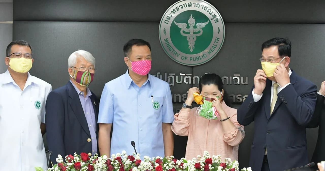 หน้ากากอนามัยไม่เพียงพอ สธ.แนะคนไม่ป่วยให้ใส่หน้ากากผ้า
