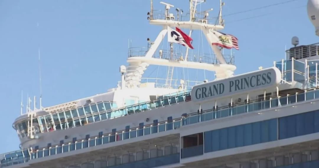 แคลิฟอร์เนียสั่งกักเรือสำราญ “แกรนด์ พรินเซส” หลังผู้โดยสารป่วยคล้ายโควิด-19