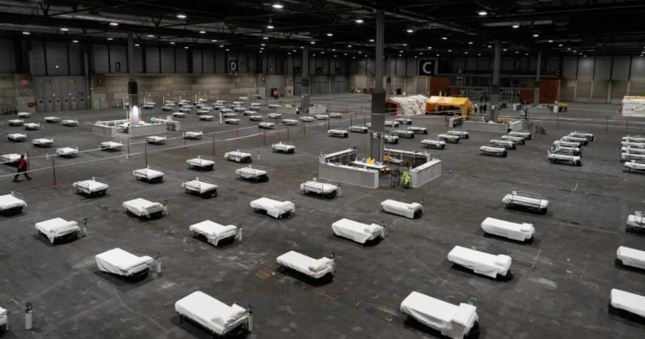 สเปนเปลี่ยนศูนย์ประชุมอิเฟมาเป็นโรงพยาบาลสนาม รองรับผู้ป่วยโควิด-19 กว่า 5 พันเตียง