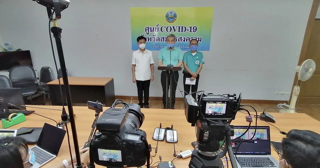 สมุทรสงครามตรวจเจอผู้ป่วยโควิดรายแรก เหลือ 13 จังหวัดสุดท้ายยังไม่พบติดเชื้อ