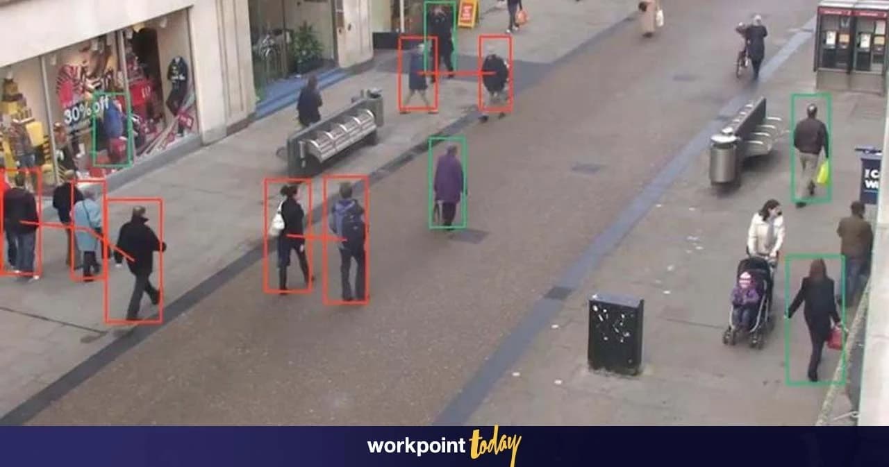 บริษัทเทคโนโลยีปัญญาประดิษฐ์ ออกเครื่องมอนิเตอร์ การเว้นระยะห่างทางสังคม