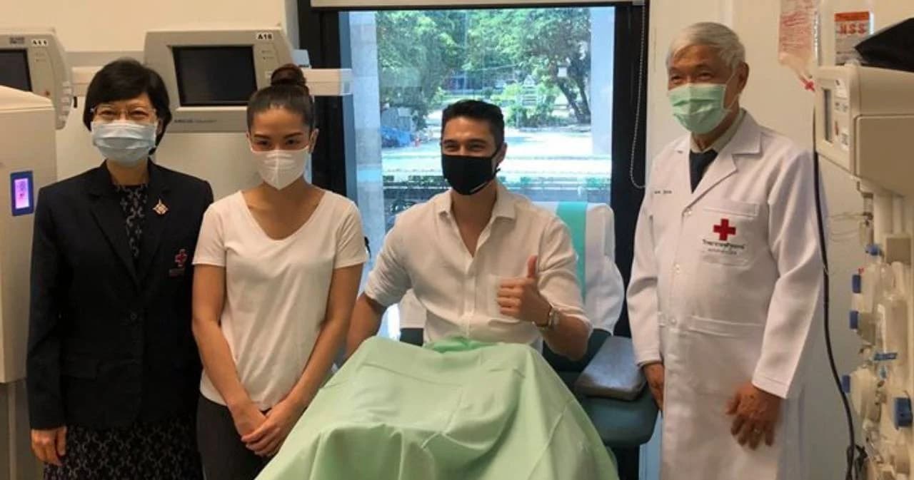 “แมทธิว” บริจาคพลาสม่า ช่วยรักษาผู้ป่วยโควิด-19