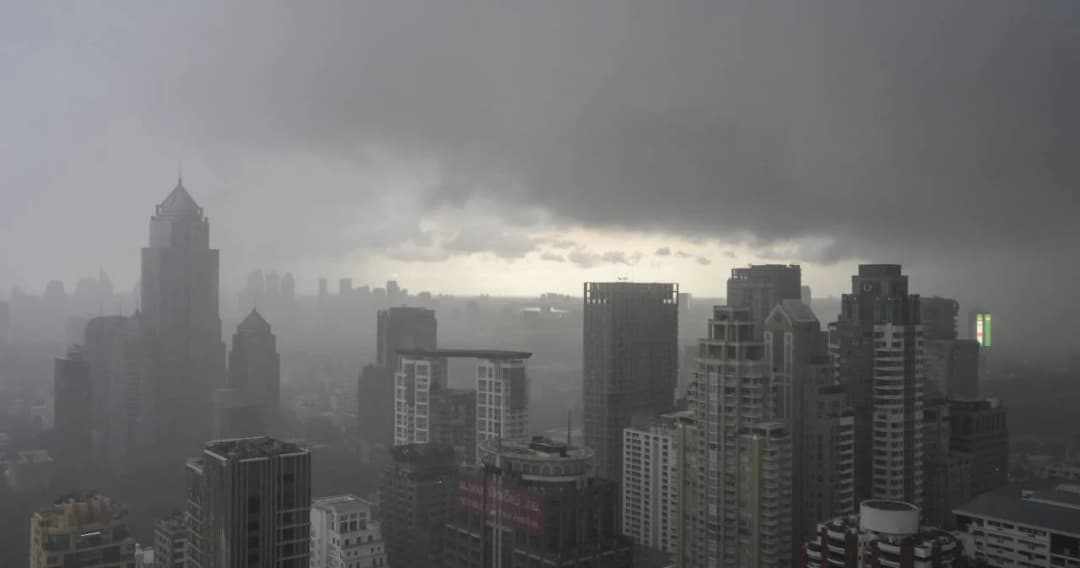 อุตุฯ เตือนพายุฤดูร้อนบริเวณไทยตอนบนวันที่ 10-13 พ.ค.