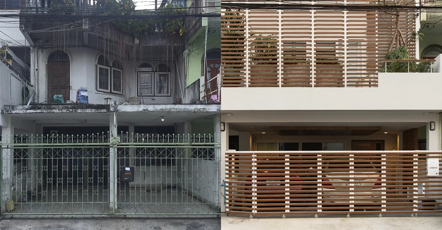 บ้านรีโนเวท ที่เปลี่ยนจากทาวน์โฮมส์เก่าให้กลายเป็นบ้านดั่งฝัน