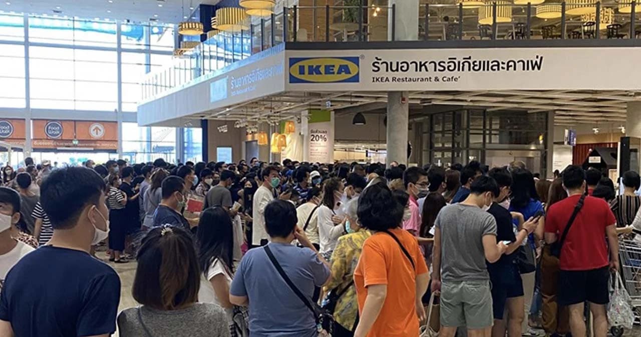 “อิเกีย บางนา” เปิดวันแรกคนแน่น ต้องหยุดรับลูกค้าชั่วคราว