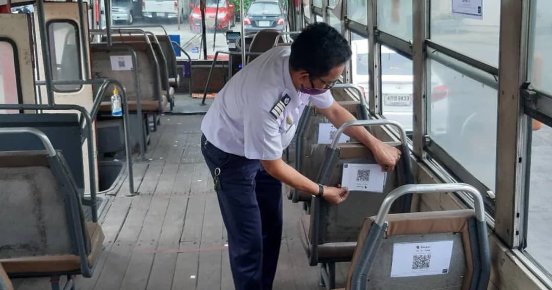 ขสมก. ชี้แจงขึ้นรถเมล์ ไม่บังคับต้องสแกน “ไทยชนะ”