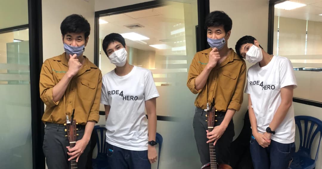 “แสตมป์ อภิวัชร์” ร่วมส่งสุขควง “หมอเจี๊ยบ” พกกีตาร์ตัวโปรด มอบเสียงเพลงให้กับ คุณหมอและพยาบาล