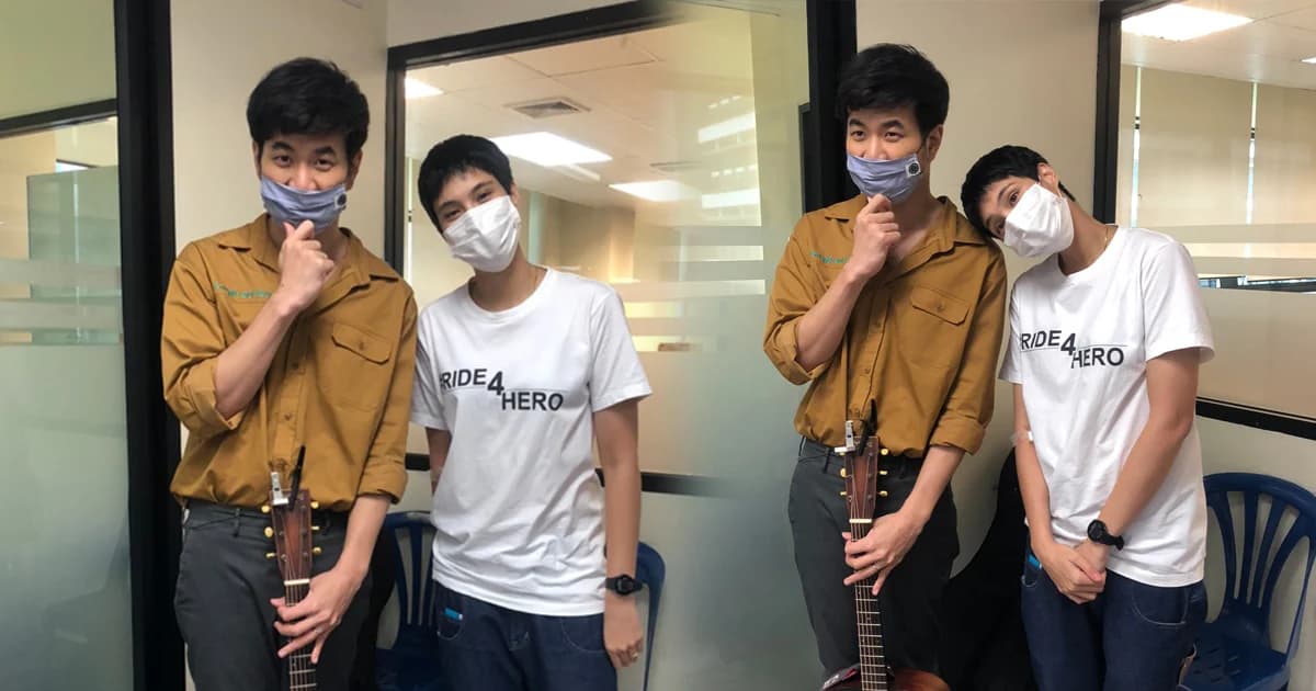 “แสตมป์ อภิวัชร์” ร่วมส่งสุขควง “หมอเจี๊ยบ” พกกีตาร์ตัวโปรด มอบเสียงเพลงให้กับ คุณหมอและพยาบาล