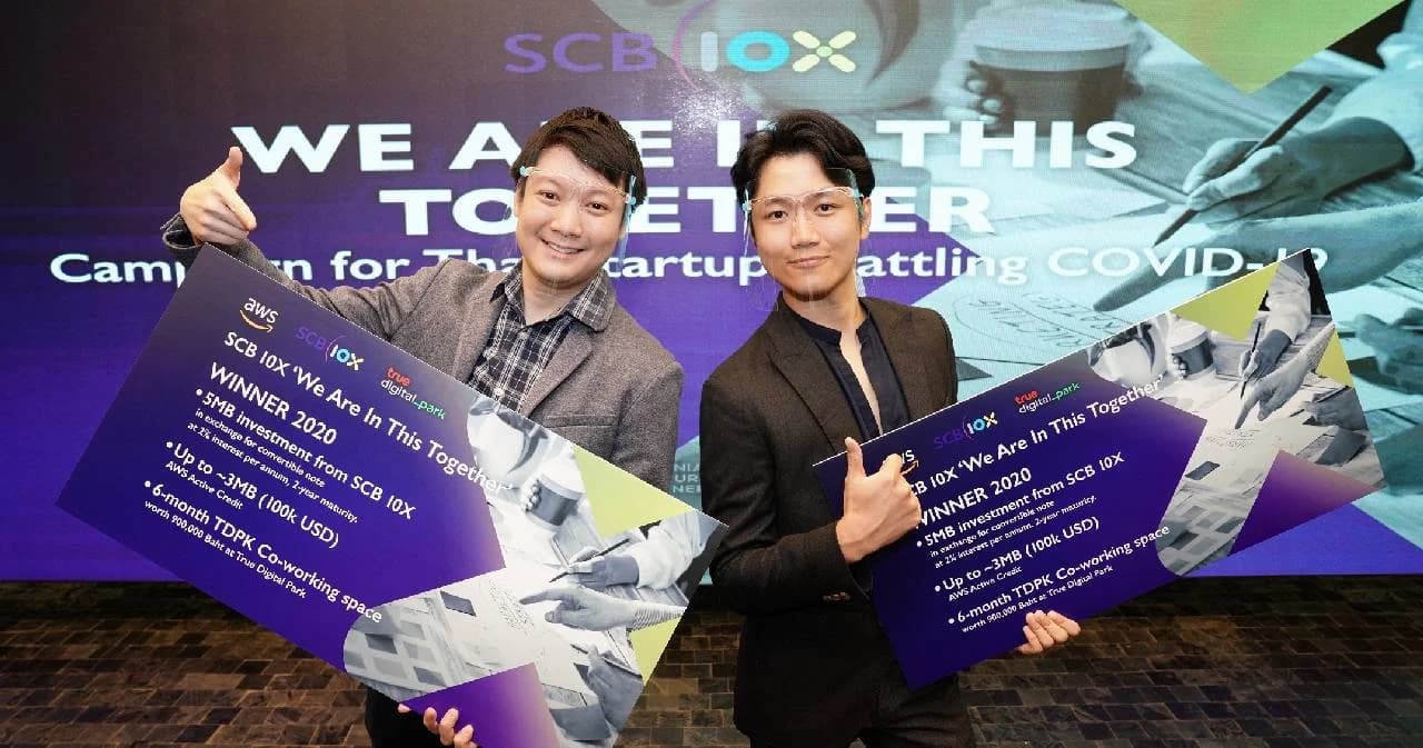 วอนเดอร์-เอริส สองสตาร์ทอัพคนไทยคว้ารางวัล SCB10 X We Are In This Together