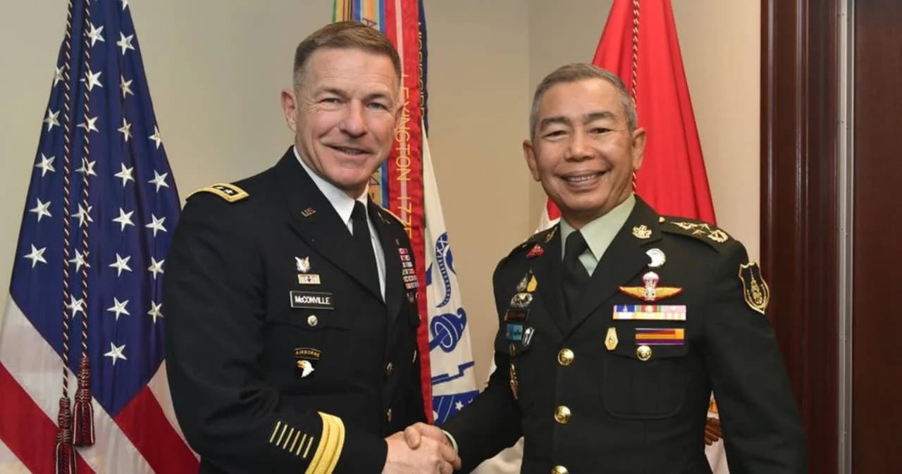 นพ.ทวีศิลป์ เผย ใจจริงนายกฯอยากให้ผบ.สหรัฐฯเลื่อนมาไทย ขอสวมหน้ากากอนามัยขณะเข้าพบ