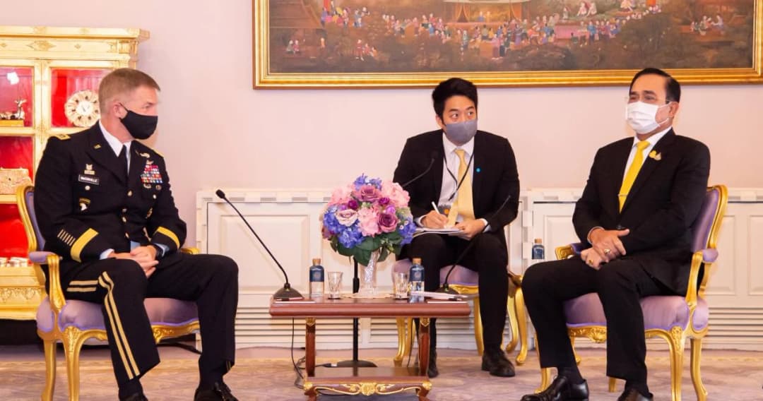 ผบ.ทบ.สหรัฐฯ เข้าพบ นายกฯ ชื่นชมไทยป้องกันโควิด-19 ยืนยันร่วมมือฟื้นฟูเศรษฐกิจ