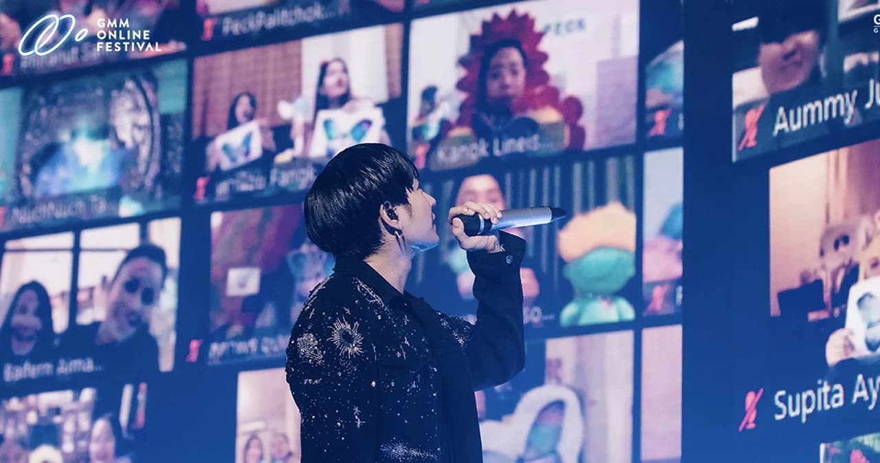 ชมบรรยากาศคอนเสิร์ตออนไลน์ แบบ Full Production เสมือนจริงระดับเฟสติวัล 4 เวที