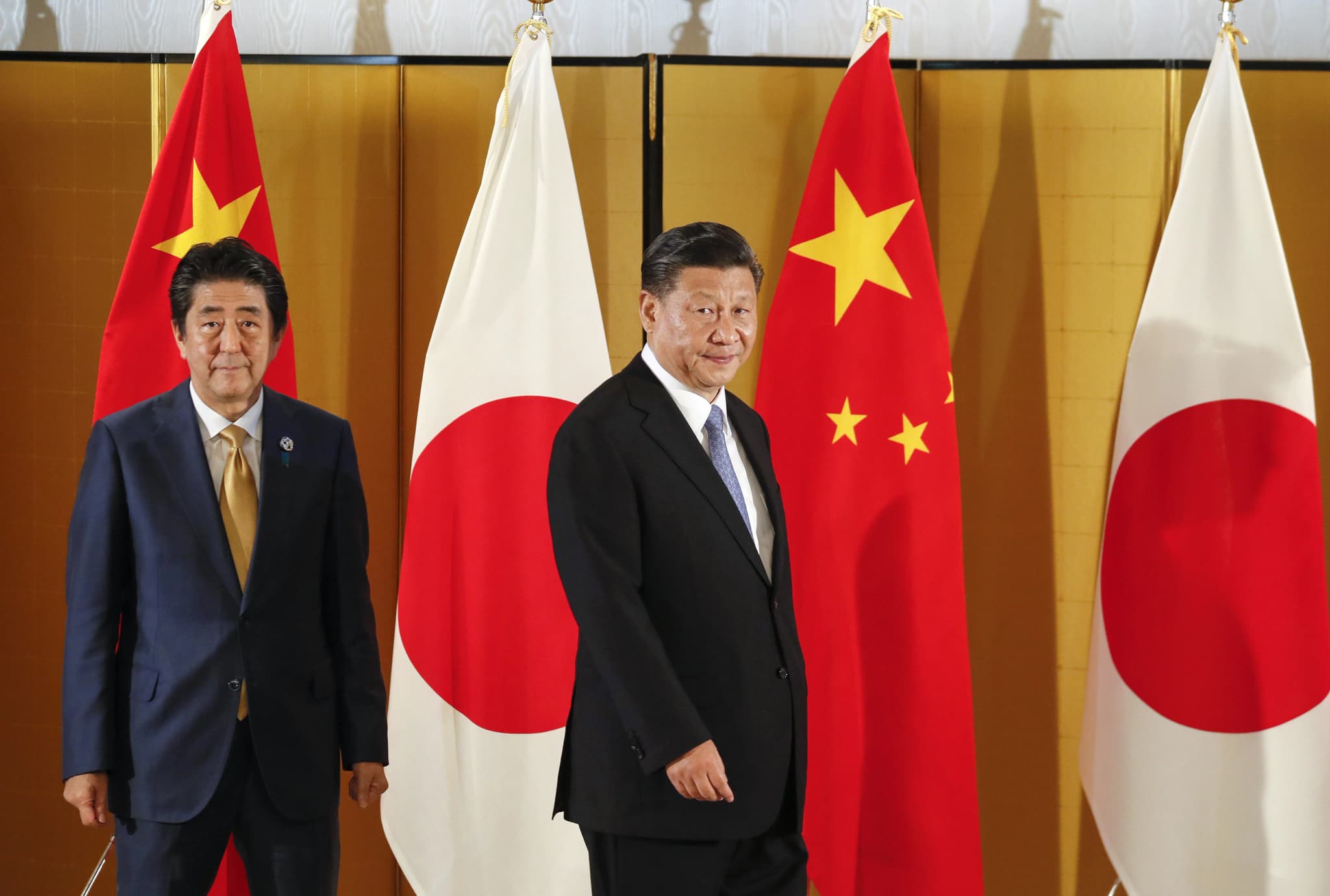 ชินโซ อาเบะ สี จิ้นผิง ญี่ปุ่น จีน