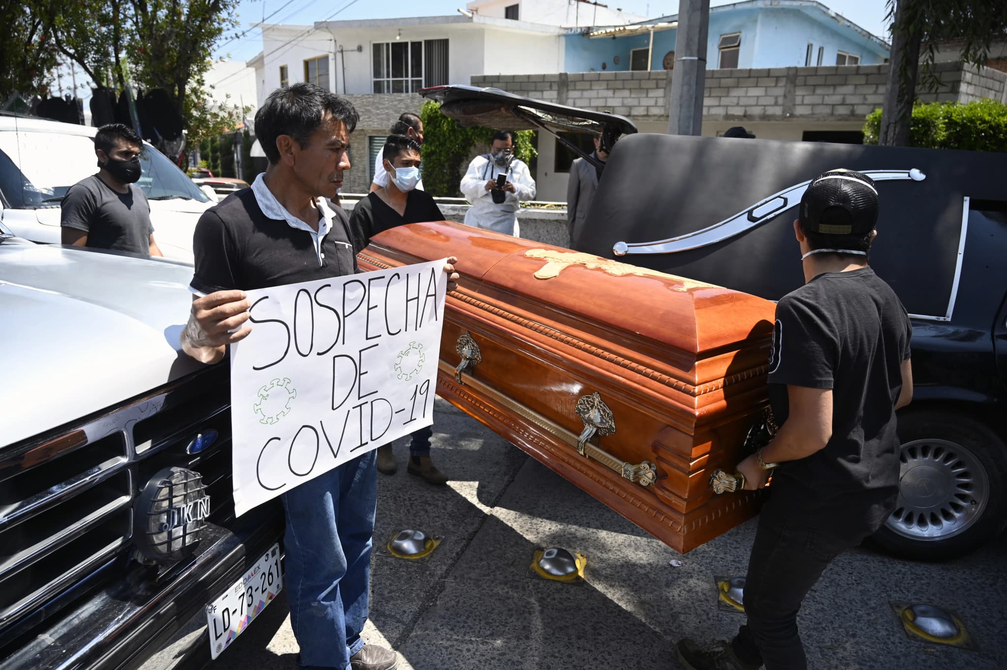 เม็กซิโก โลงศพ โควิด-19 AFP0963