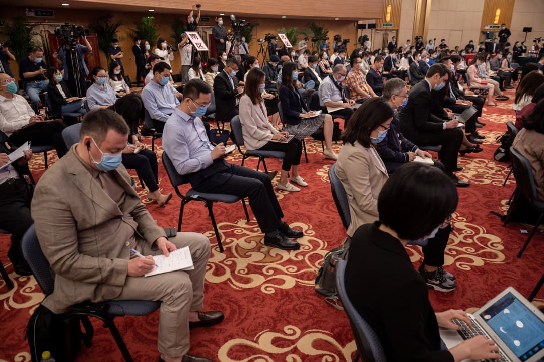 นักข่าว สื่อ จีน AFP0963