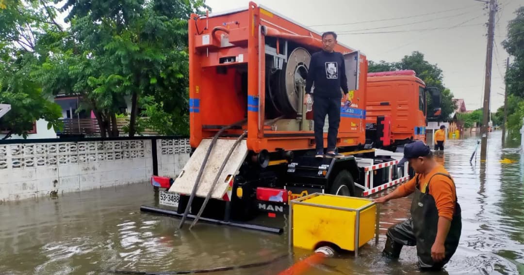 พายุโนอึลกระทบ 22 จังหวัด ฝนตกหนัก-น้ำท่วมฉับพลัน ปภ.เร่งช่วยเหลือผู้ประสบภัย
