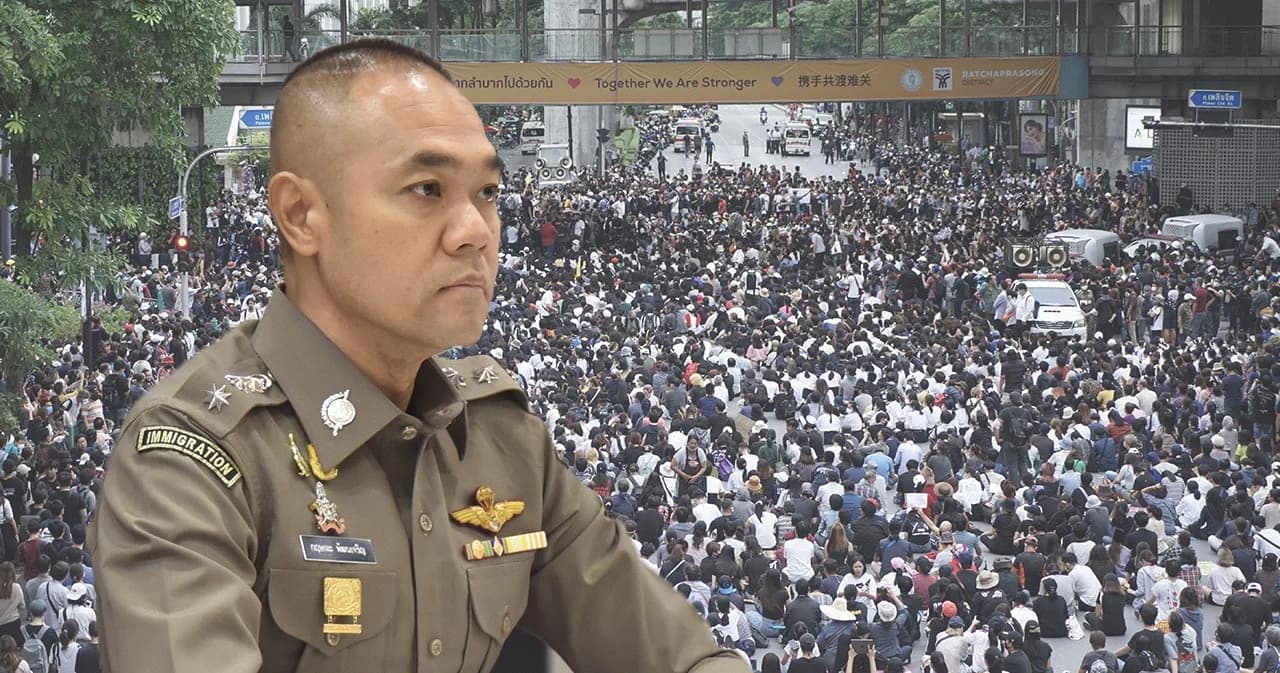 ตร.แถลงวันที่ 3 ของการชุมนุมจับกุมแล้ว 22 ราย เตรียมเอาผิดกลุ่มคณะราษฎร 63