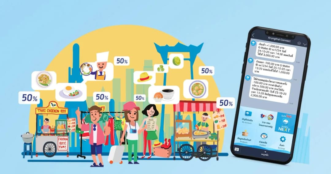 โครงการคนละครึ่งกระแสตอบรับดี ยอดใช้จ่ายสะสม 28,609ล้านบาท รัฐบาลเดินหน้าเฟส 2