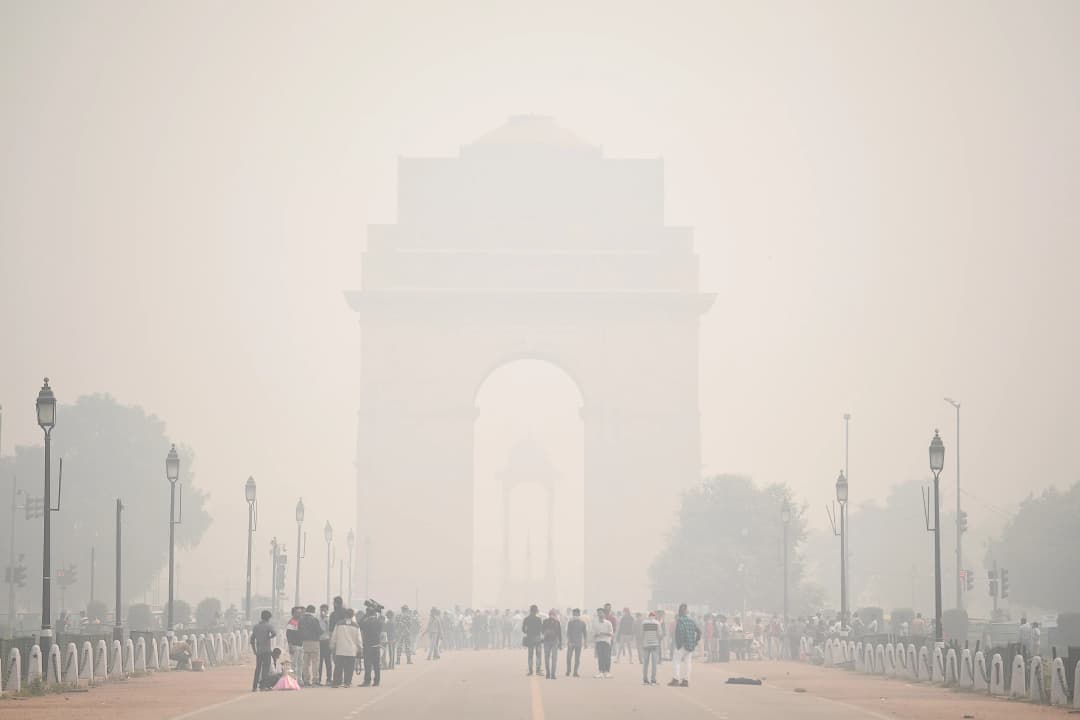 อินเดีย pm2.5 มลพิษ อากาศ AFP1163