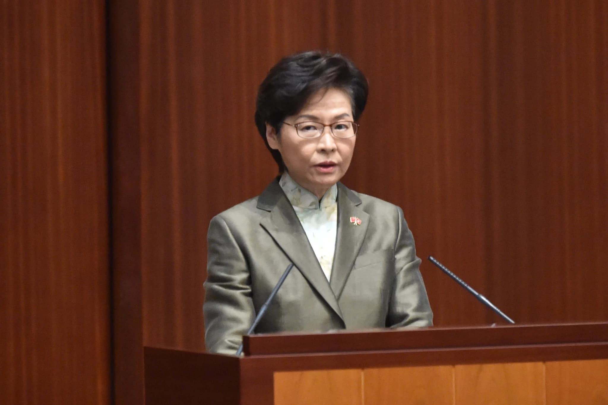 แคร์รี แลม ฮ่องกง AFP1163