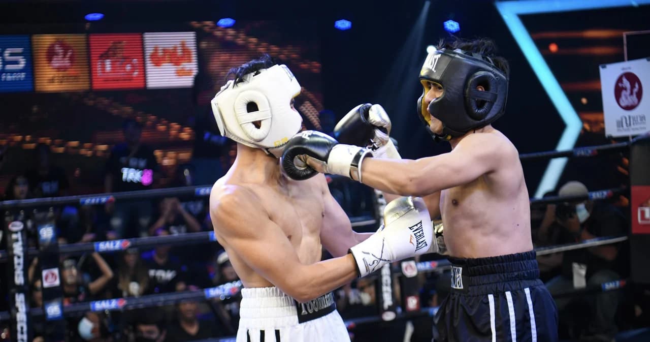 ศึกของมิตรภาพ 'เขต ธาราเขต' ออกหมัดรัว ชนะคะแนน 'ตูมตาม' สังเวียน 10 Fight 10 ซีซั่น 2