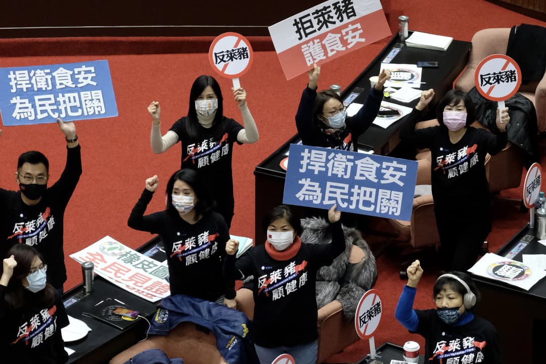 สภา ไต้หวัน ประท้วง AFP1263