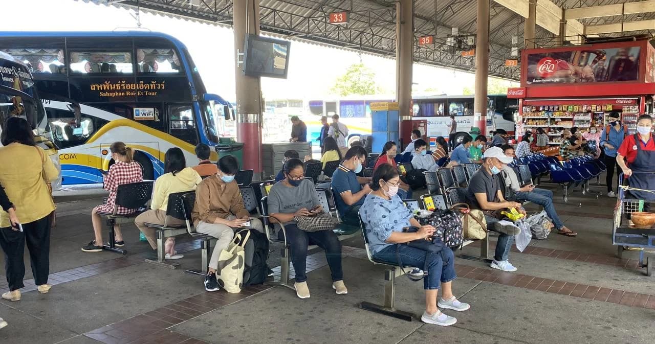 บขส. เงียบเหงา เผยการเดินทางปีใหม่ 2564 ผู้โดยสาร ลดลงประมาณ 30-35%