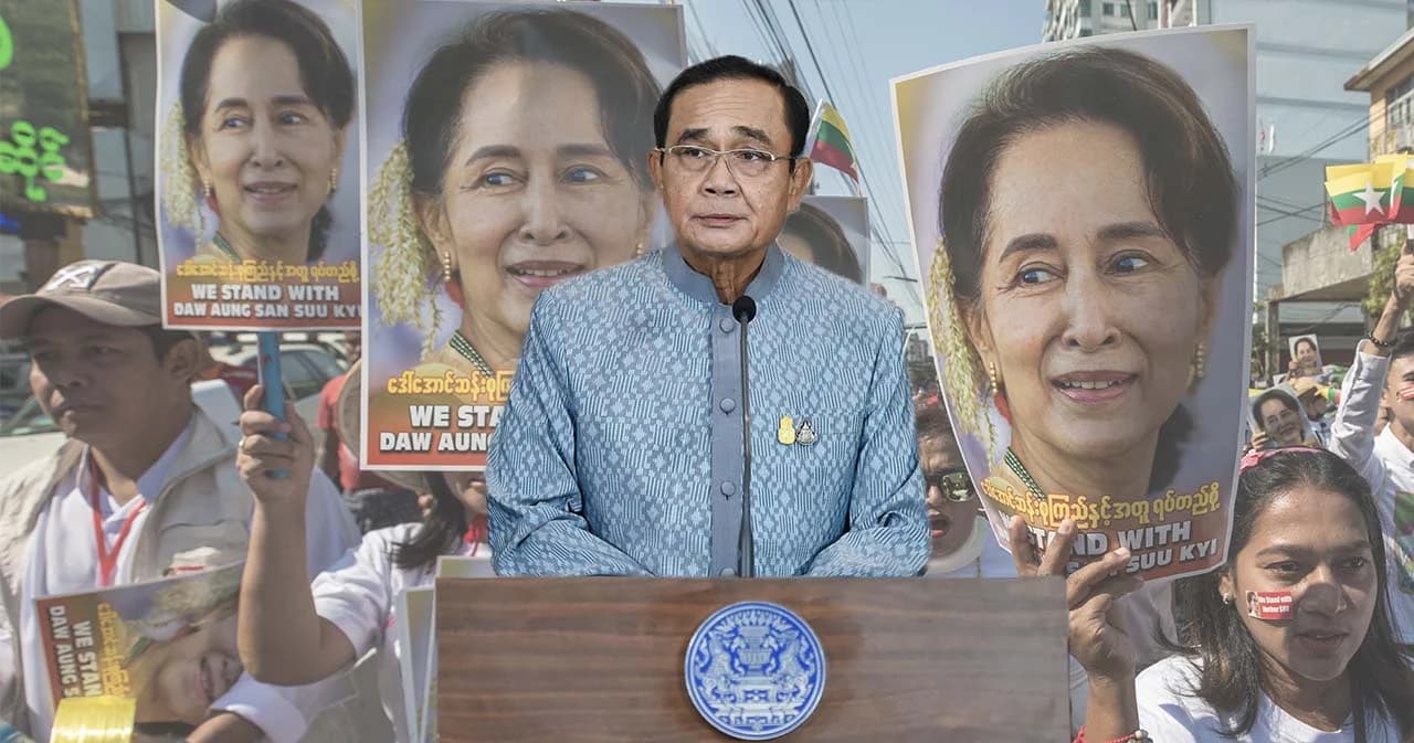 นายกฯ สั่งคุมเข้มชายแดน ยันไทยยึดจุดยืนอาเซียนต่อเหตุการณ์รัฐประหารเมียนมา