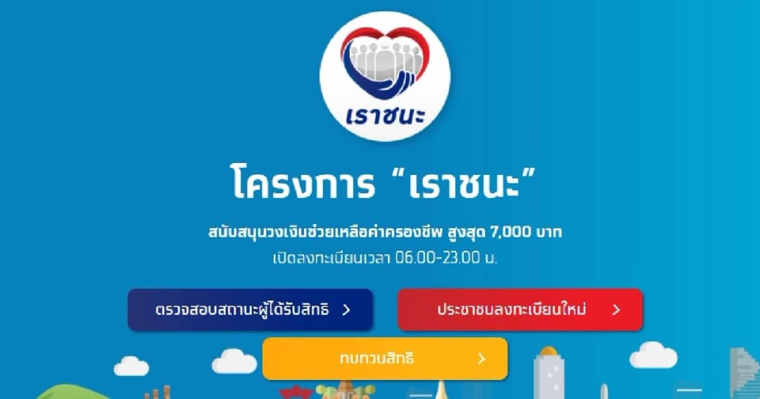 ตรวจสอบสิทธิ ‘เราชนะ’ พร้อมเปิดให้ ‘ผู้ไม่ผ่านเกนฑ์ยื่นขอทบทวนสิทธิ’ ได้ ตั้งแต่วันนี้ ถึง 8 มี.ค. 64