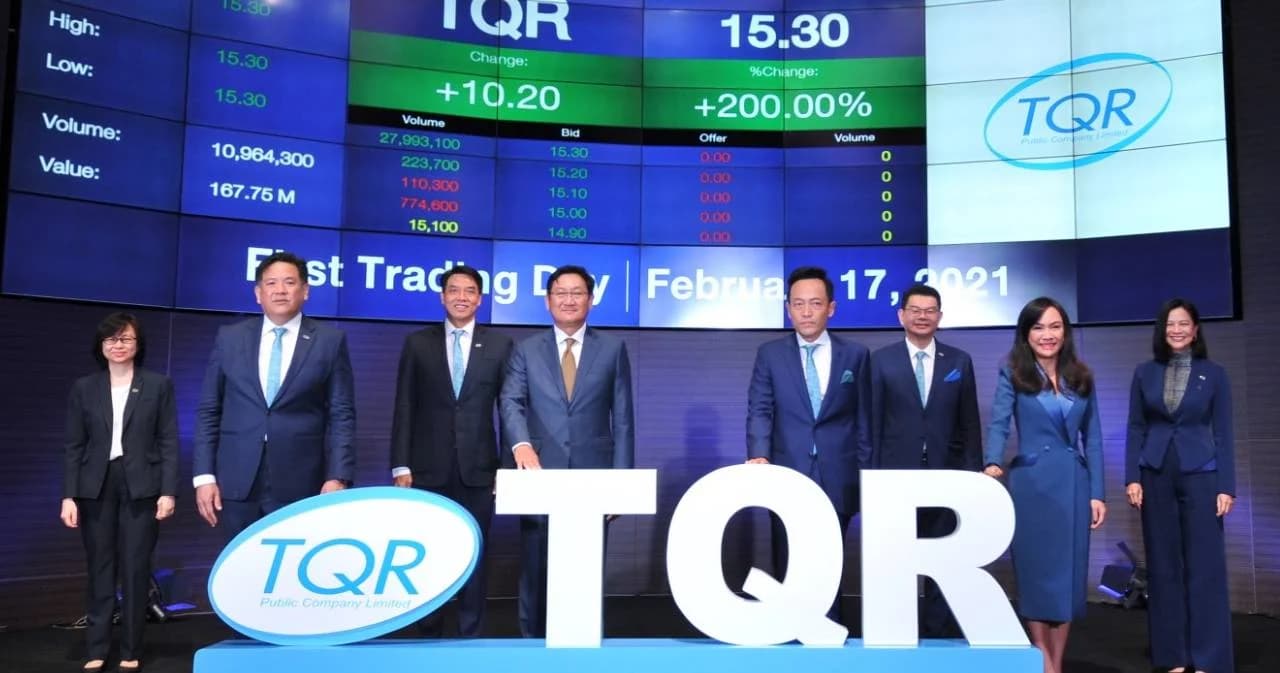 ‘ตลท.’ เตือนระวังซื้อขายหุ้น TQR เหตุผันผวนมาก หลังราคาปรับตัวพุ่ง 349%