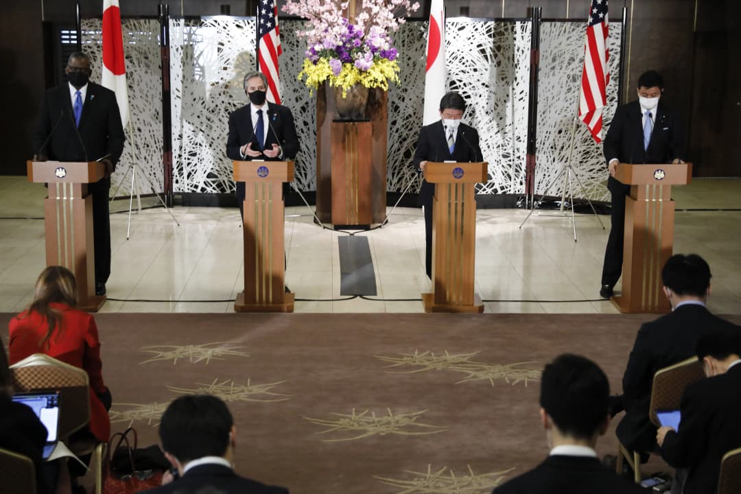 ญี่ปุ่น สหรัฐ รัฐมนตรี AFP0364