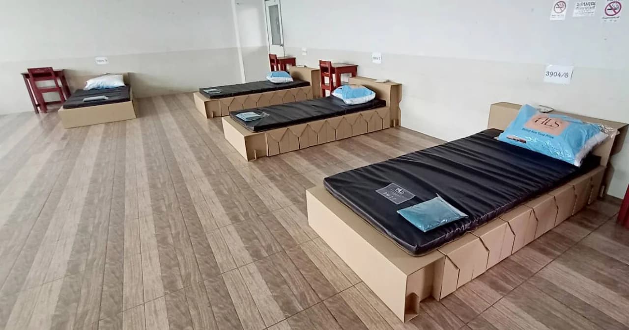 โฮมโปร จับมือภาครัฐ เสริมกำลัง รพ.สนาม จ.นนทบุรี มอบชุดเครื่องนอนเพื่อรองรับผู้ป่วยโควิด-19 ระลอก 3